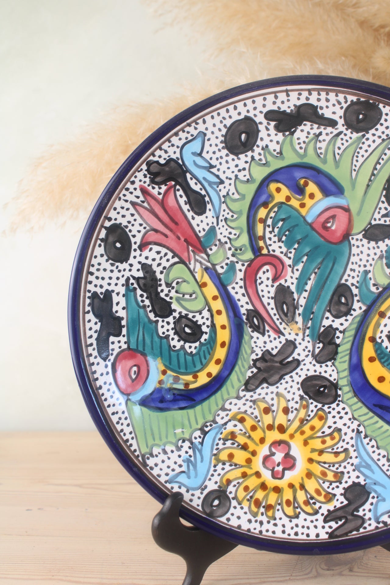 Large Mediterranean Hanging Plate