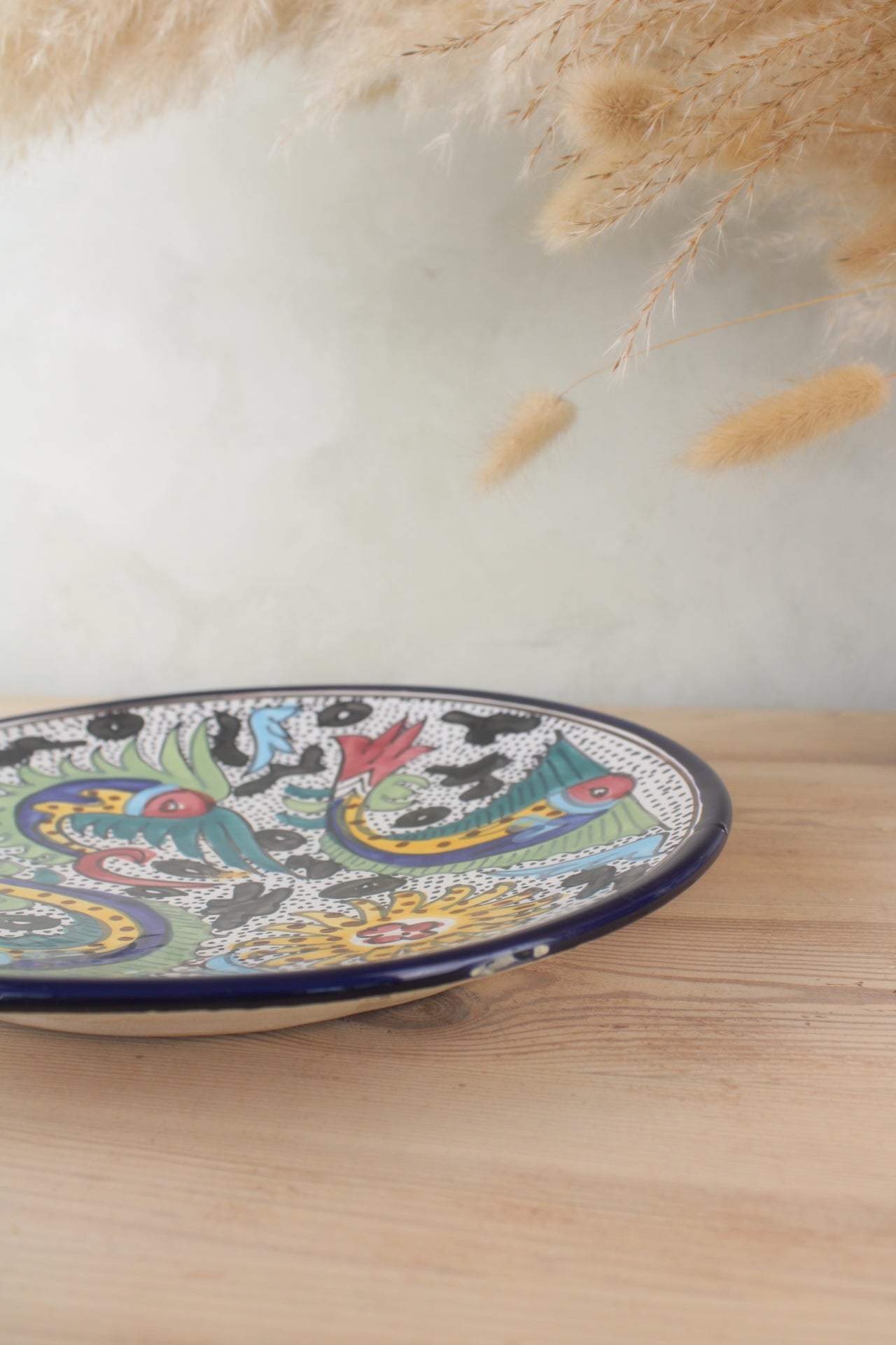 Large Mediterranean Hanging Plate