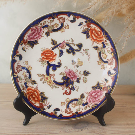 Masons Floral Rose Plate