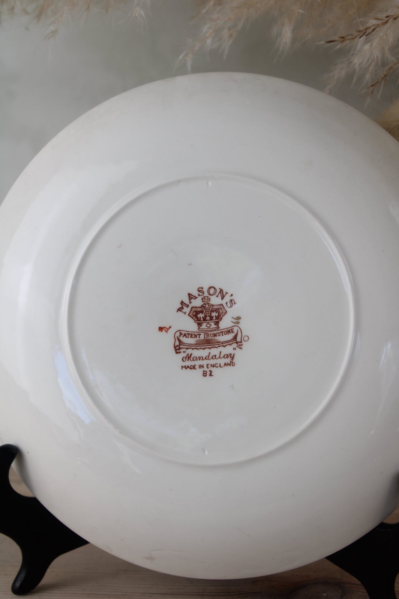 Masons Floral Rose Plate