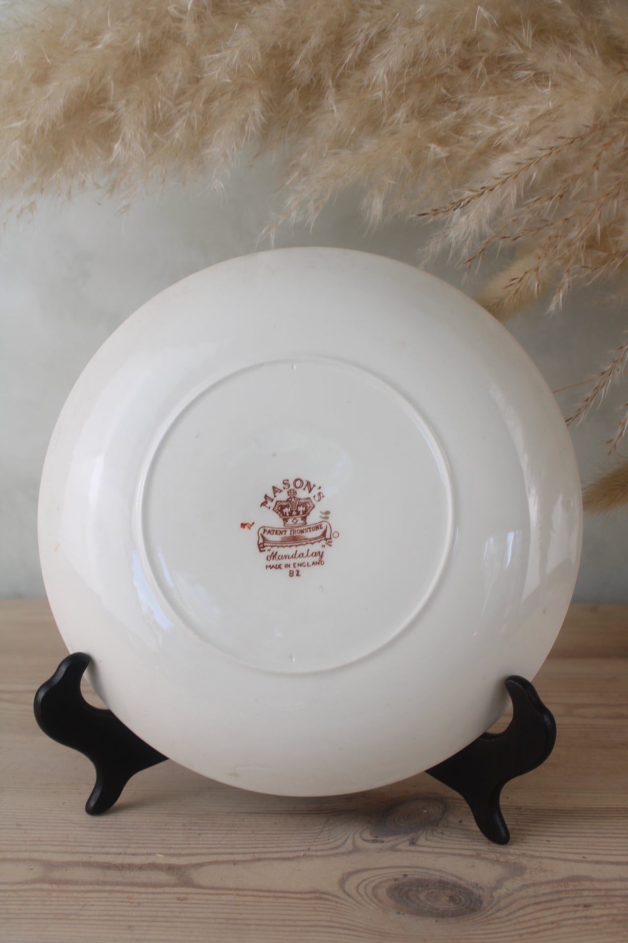 Masons Floral Rose Plate