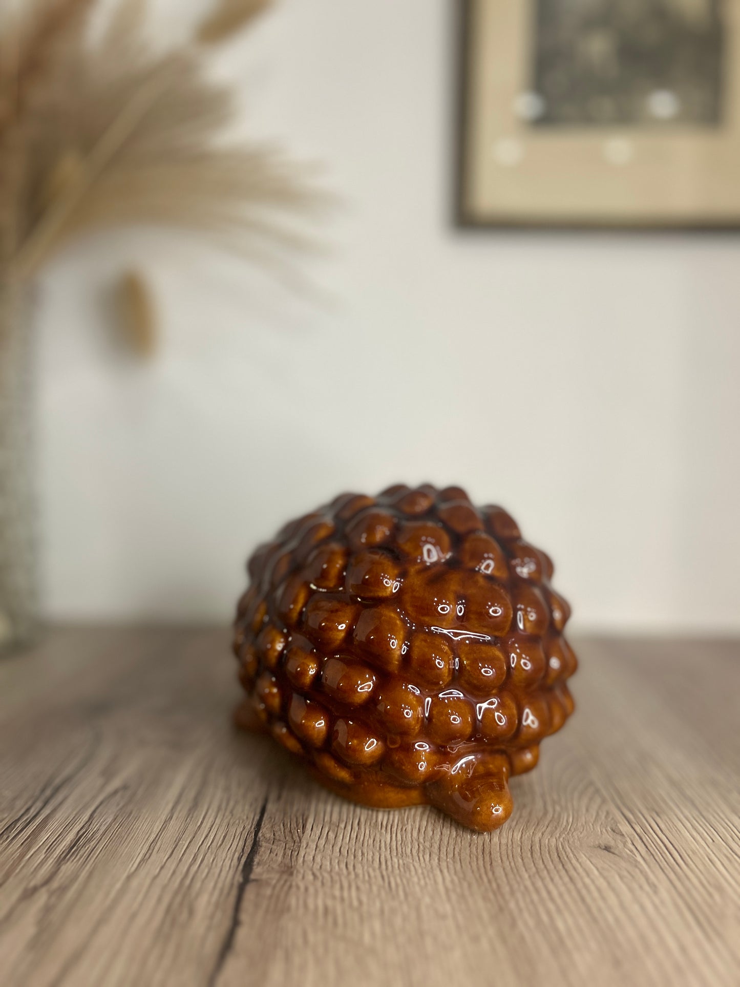 Rust Colour Vintage Hedgehog Money Box