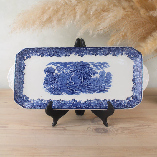 Wedgwood Blue and White Enoch Tray