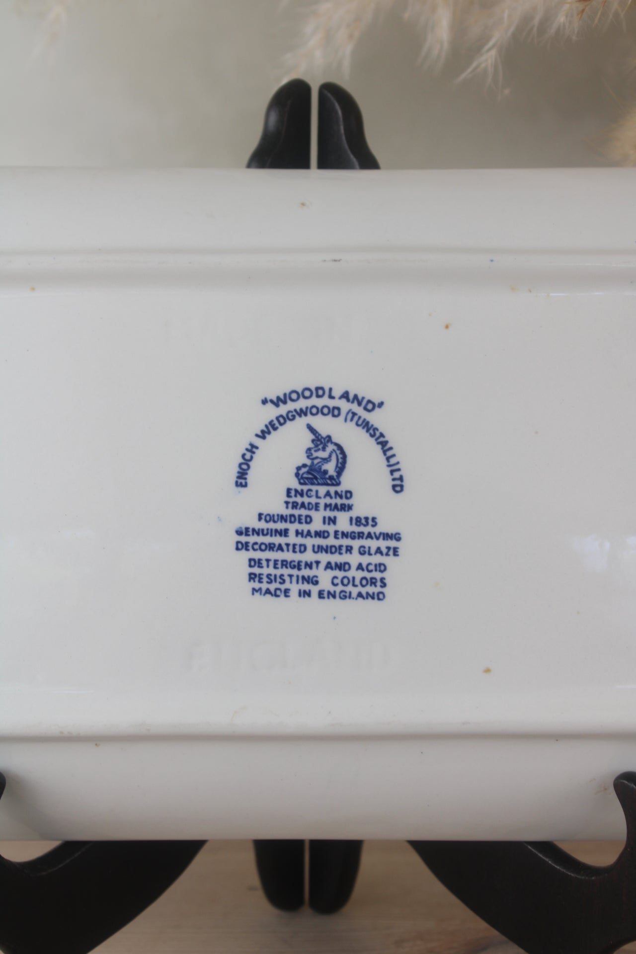 Wedgwood Blue and White Enoch Tray