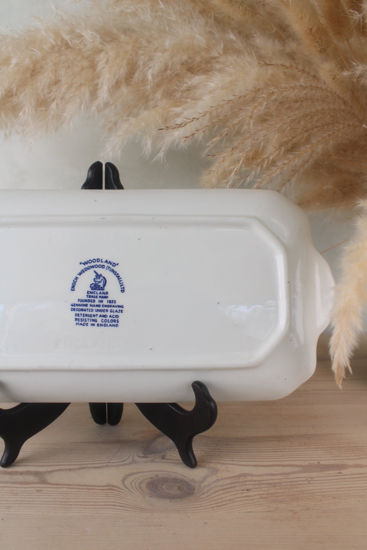 Wedgwood Blue and White Enoch Tray