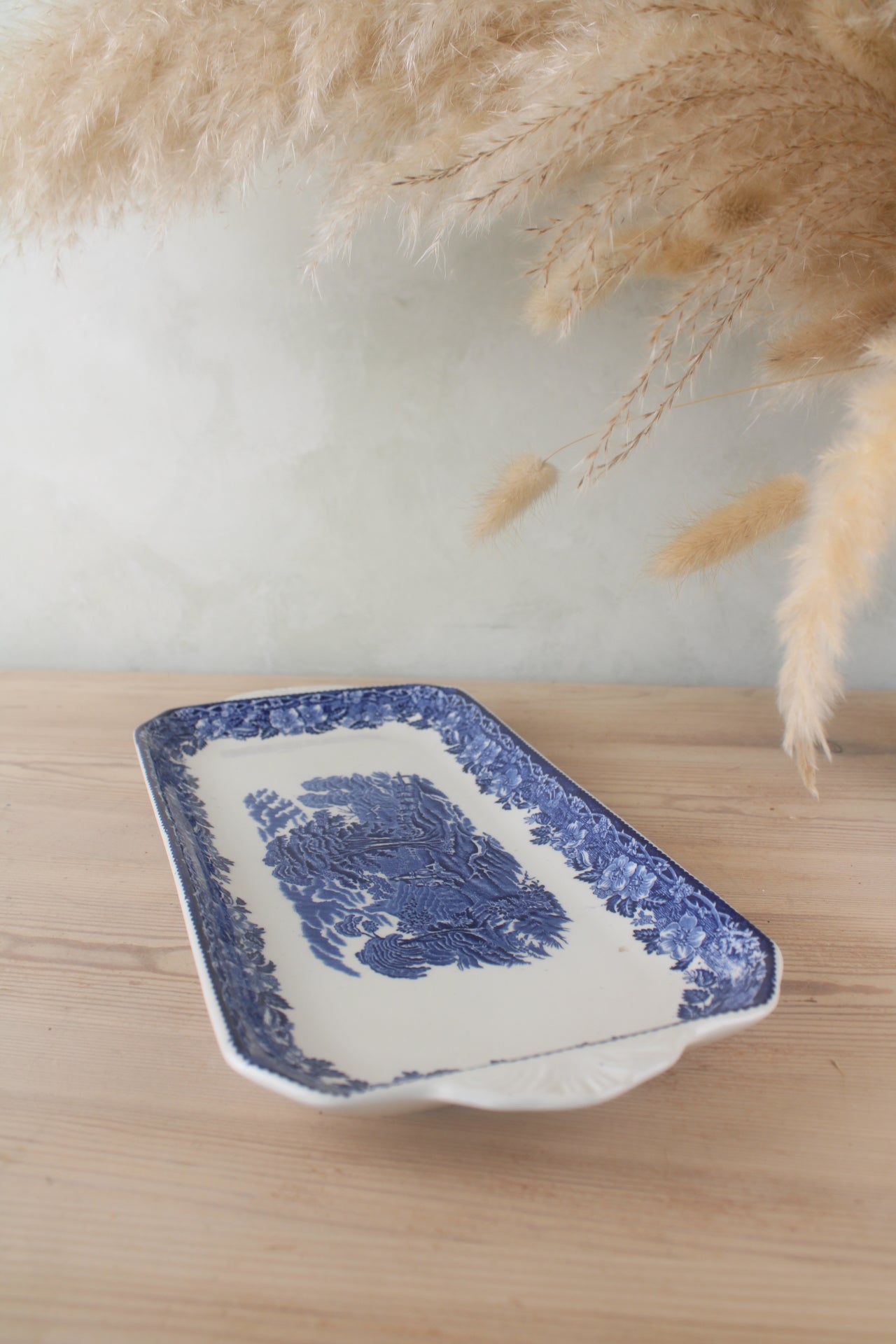 Wedgwood Blue and White Enoch Tray