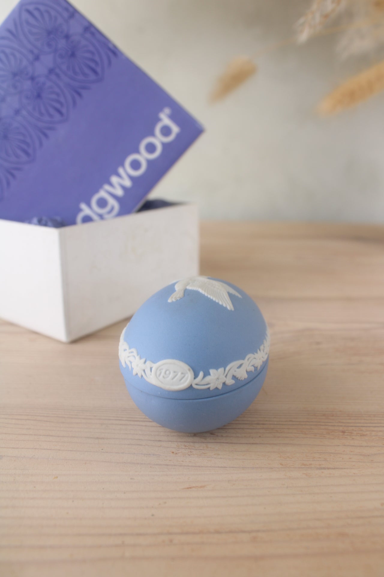Wedgewood Blue Jasperware Egg 1977