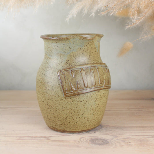 Stoneware Vintage Milk Jug