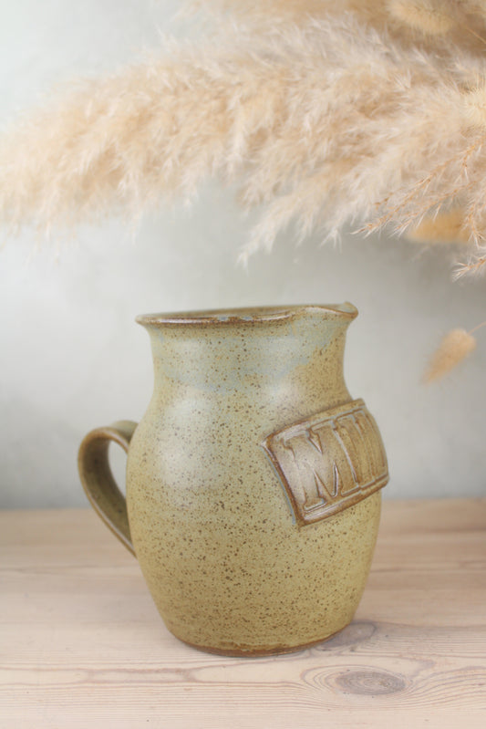 Stoneware Vintage Milk Jug