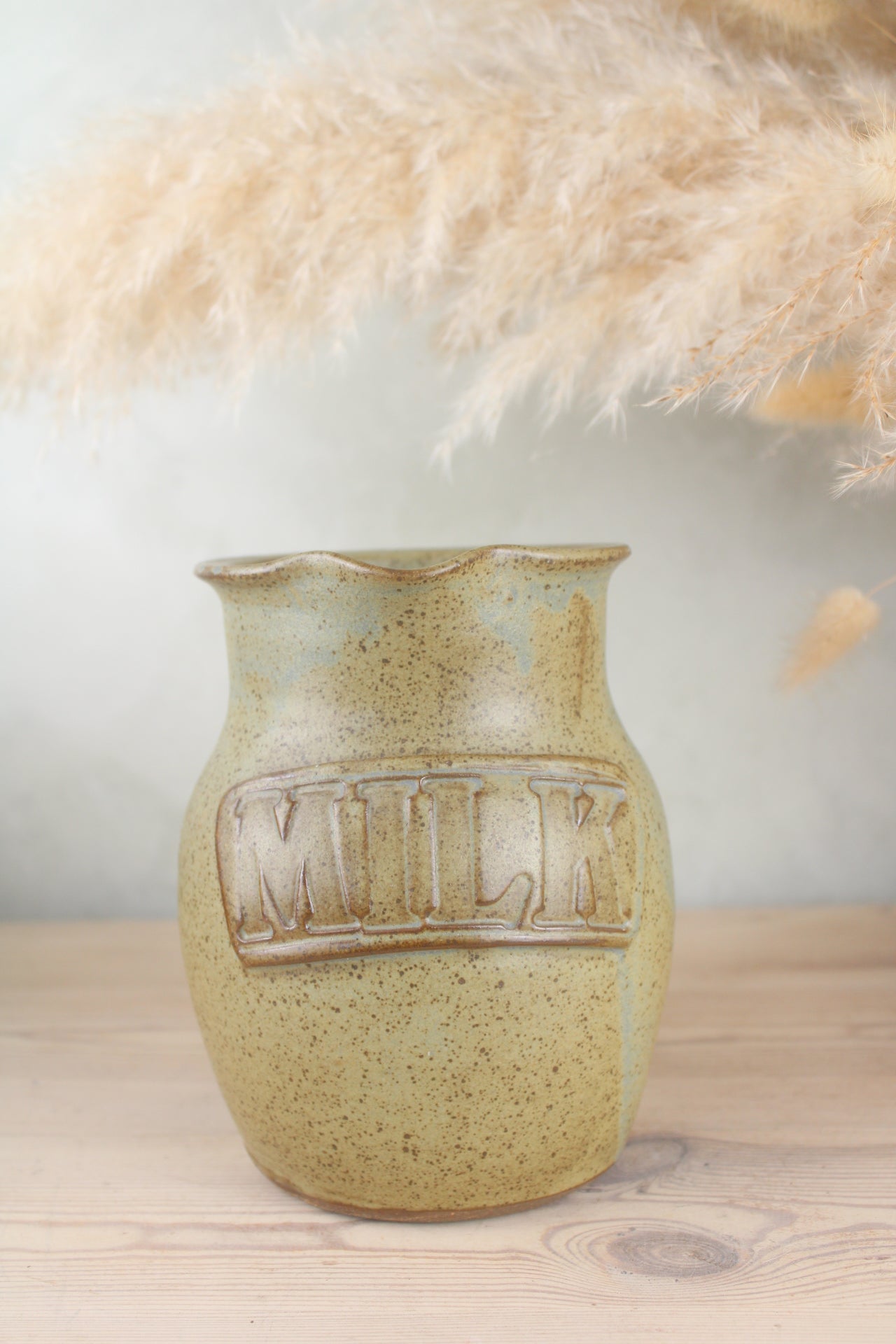 Stoneware Vintage Milk Jug