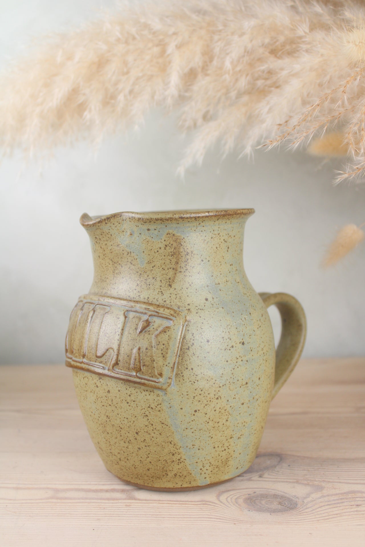 Stoneware Vintage Milk Jug