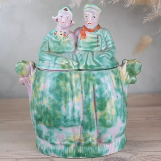 Arthur Wood Unique Vintage Couple Storage Jar