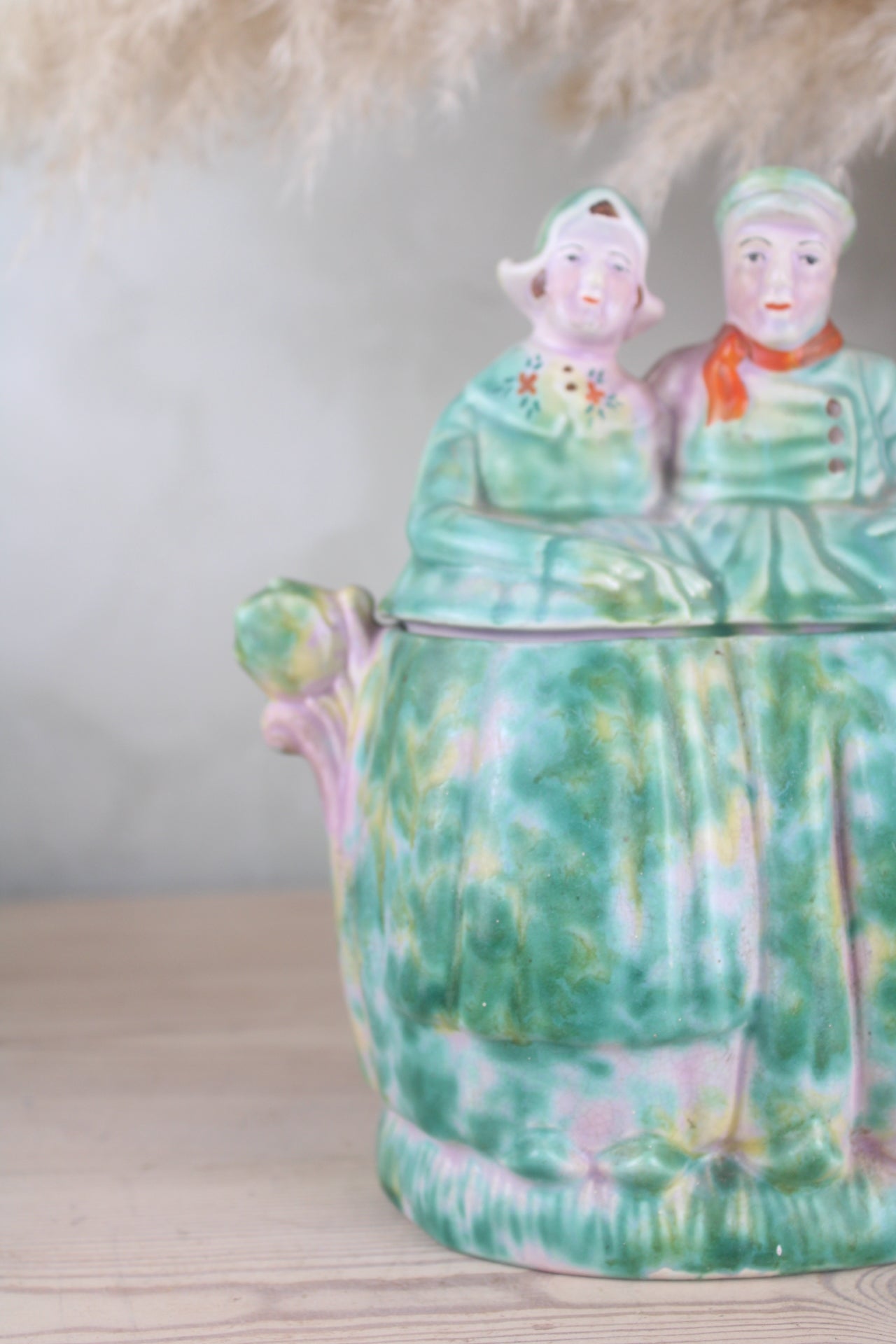 Arthur Wood Unique Vintage Couple Storage Jar