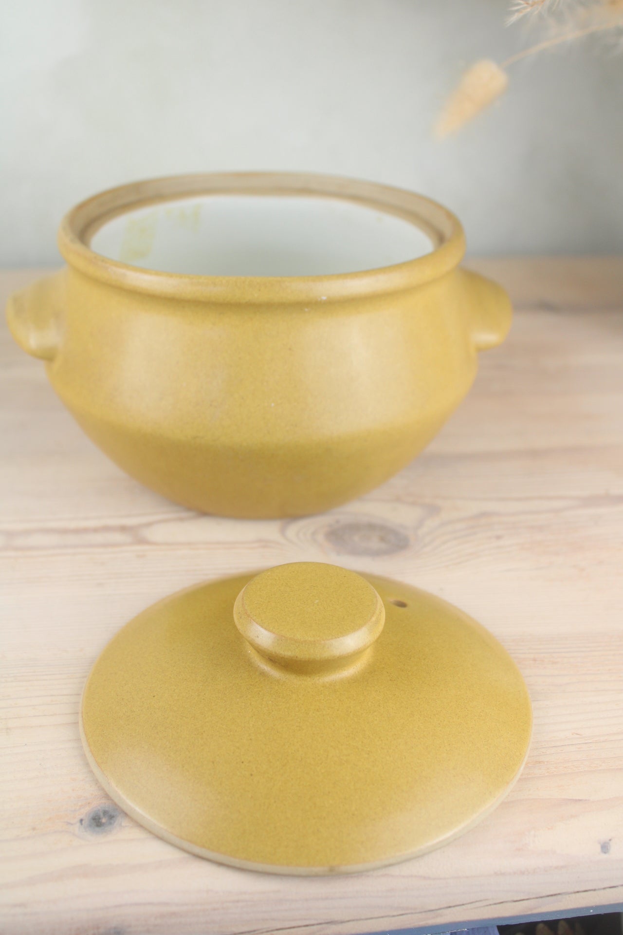 Denby Yellow Casserole Dish