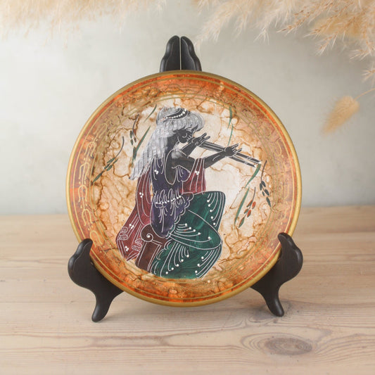 Greek Hand Painted Hanging Plate