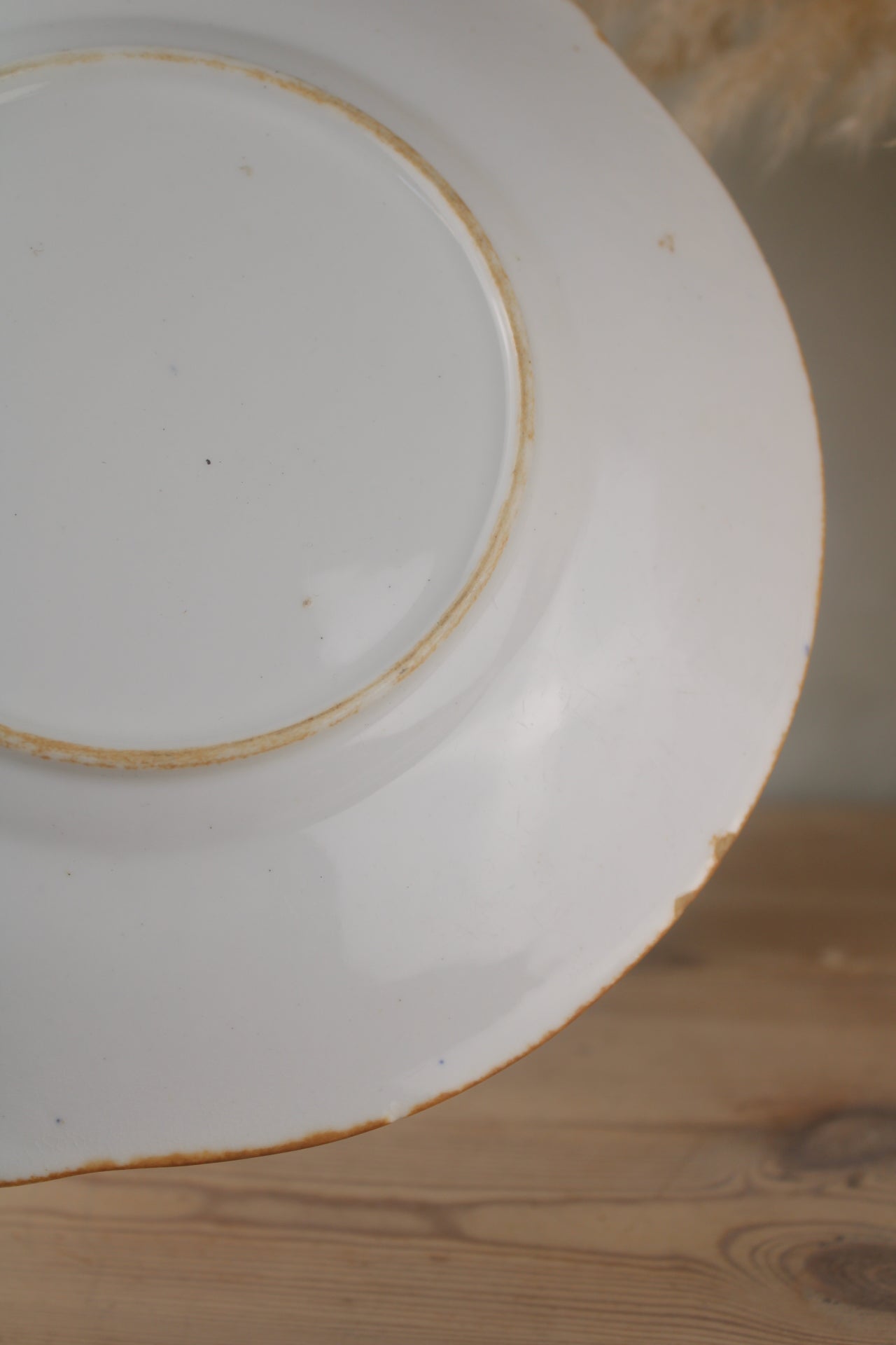Pair of Blue and White Leaf Plates