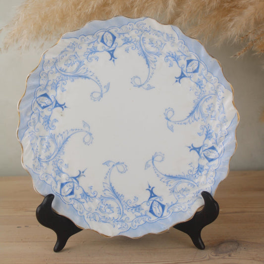 Blue and White Swiss Hammersley & Co Plate