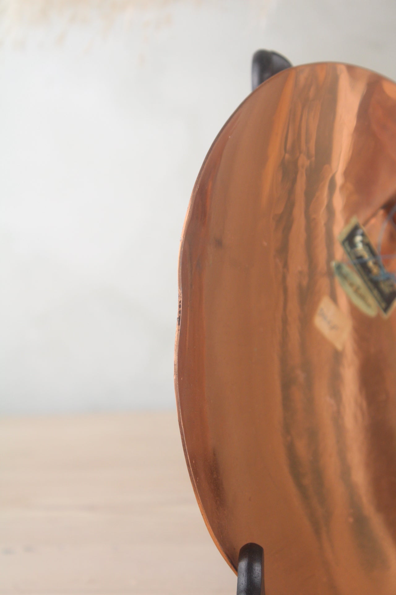 Zambian Copper Decorated Hanging Plate
