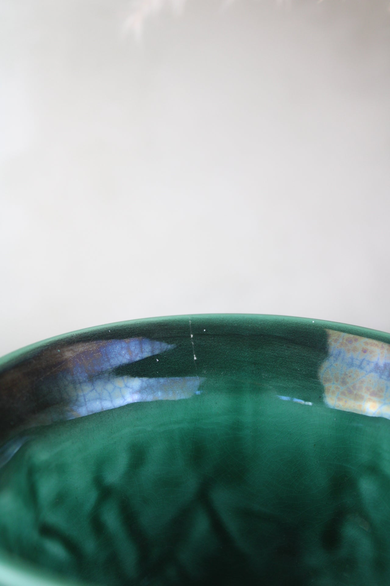 Sylvac Pottery Green Urn Vase with Handles