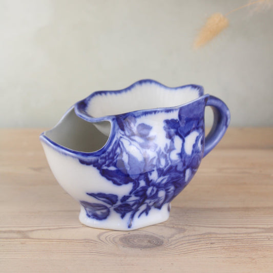 Blue and White Vintage Shaving Cup