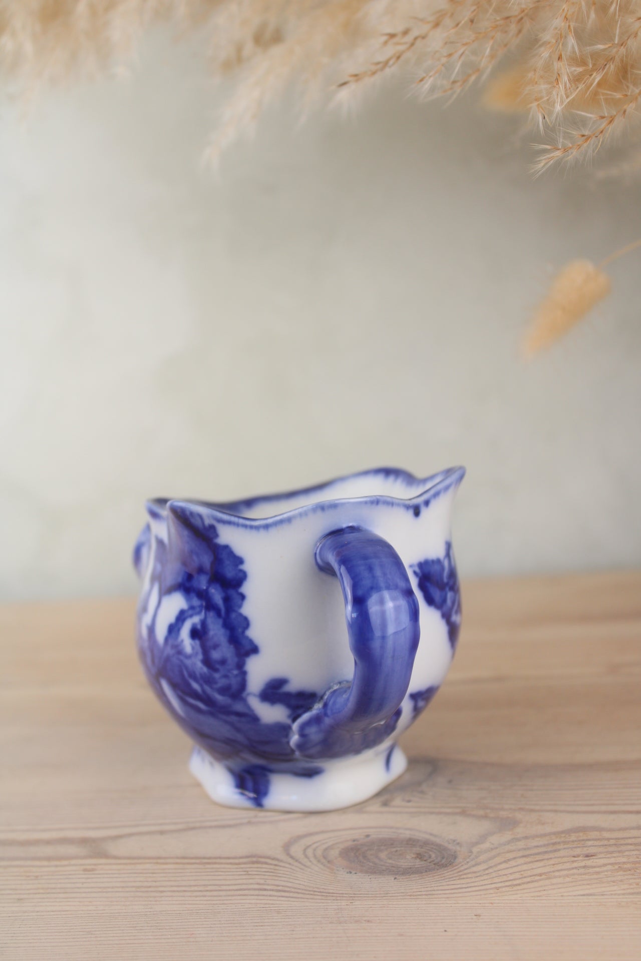 Blue and White Vintage Shaving Cup