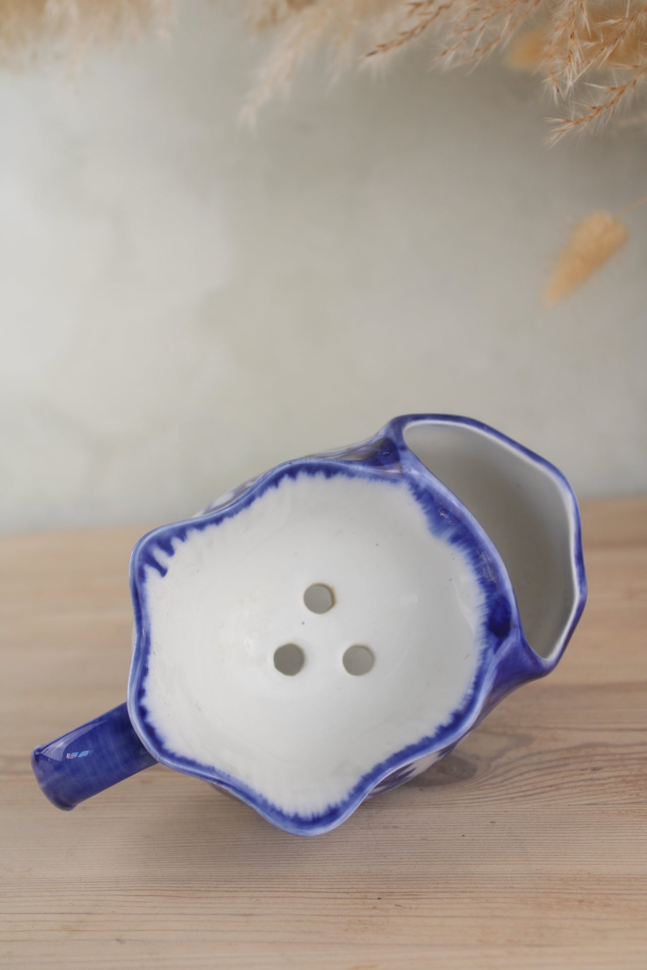 Blue and White Vintage Shaving Cup