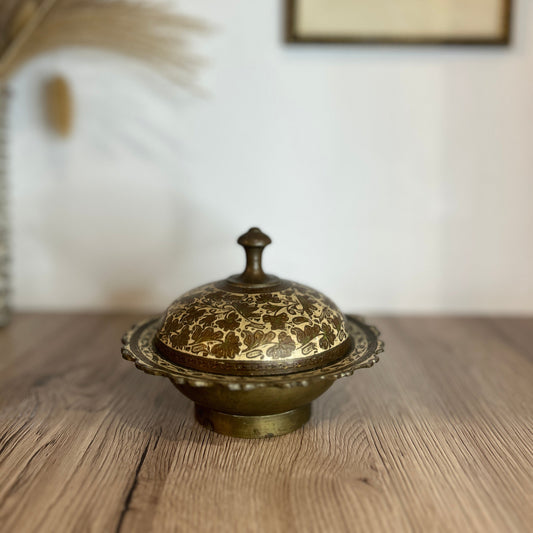 Brass Candy Sugar Bowl made in India