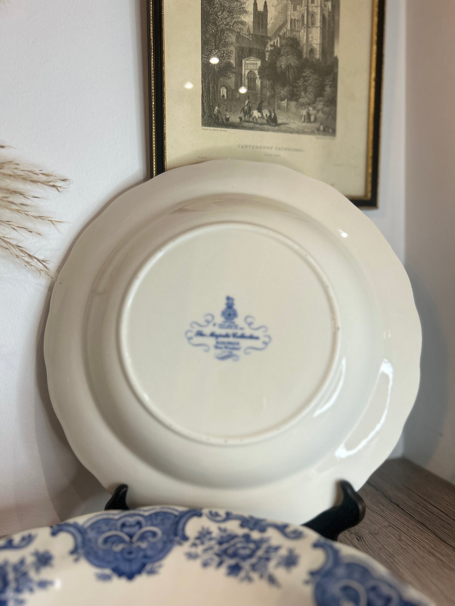 Set of 4 Royal Doulton Blue Windsor Vintage Pasta Bowls