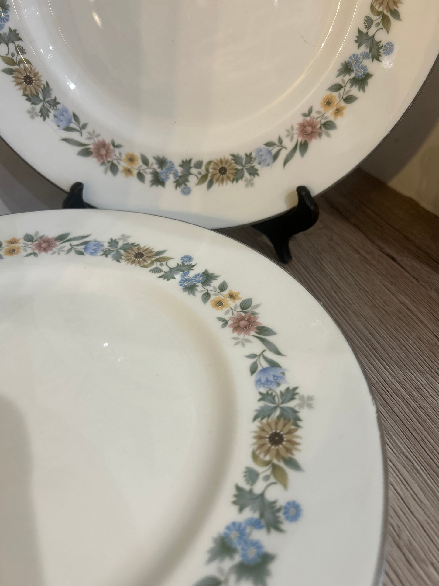 Set of 6 Royal Doulton Pastorale Vintage Floral Plates