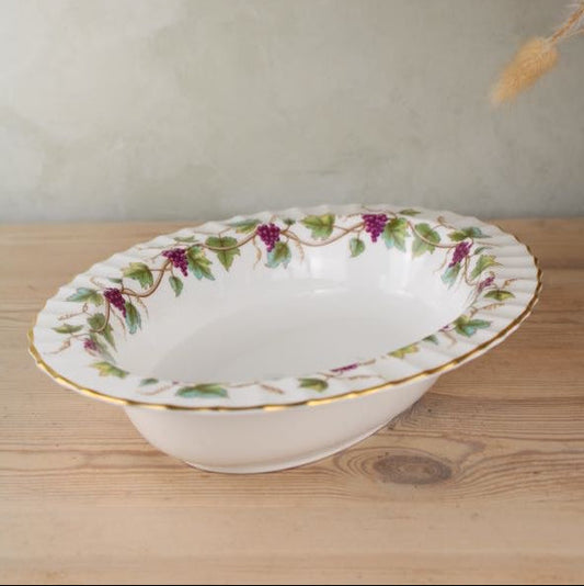 Royal Worcester Bacchanal Serving Oval Bowl