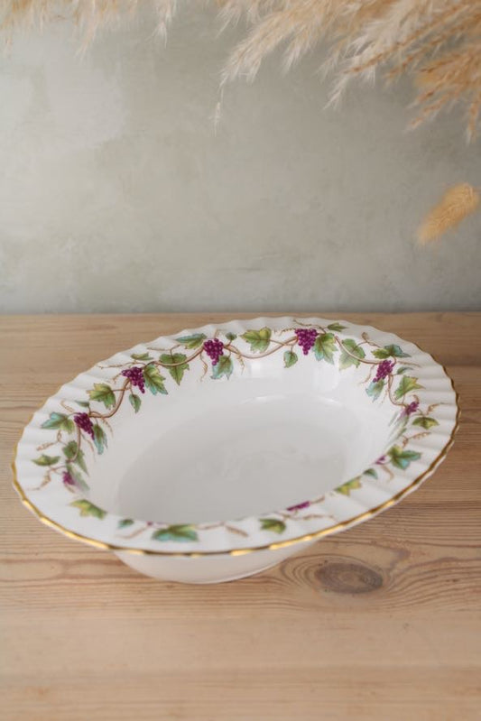 Royal Worcester Bacchanal Serving Oval Bowl