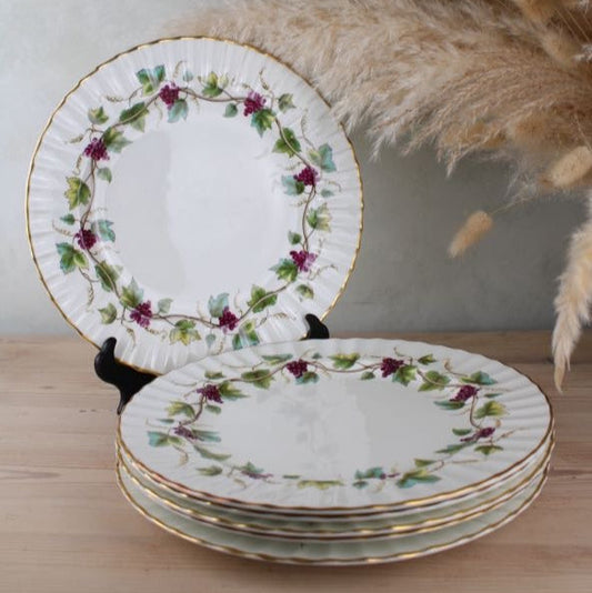 Set of 6 Royal Worcester Bacchanal Large Dinner Plates