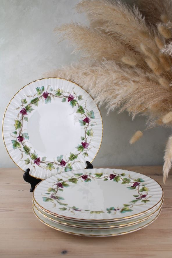 Set of 6 Royal Worcester Bacchanal Large Dinner Plates