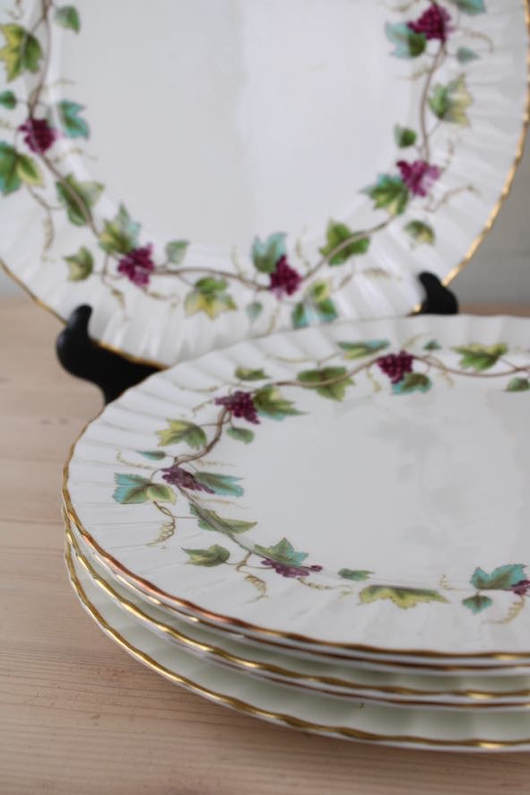 Set of 6 Royal Worcester Bacchanal Large Dinner Plates