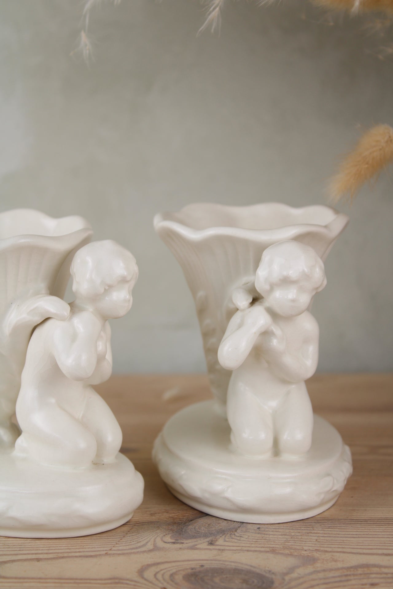 Pair of Sylvac 2683 Cherub Vases
