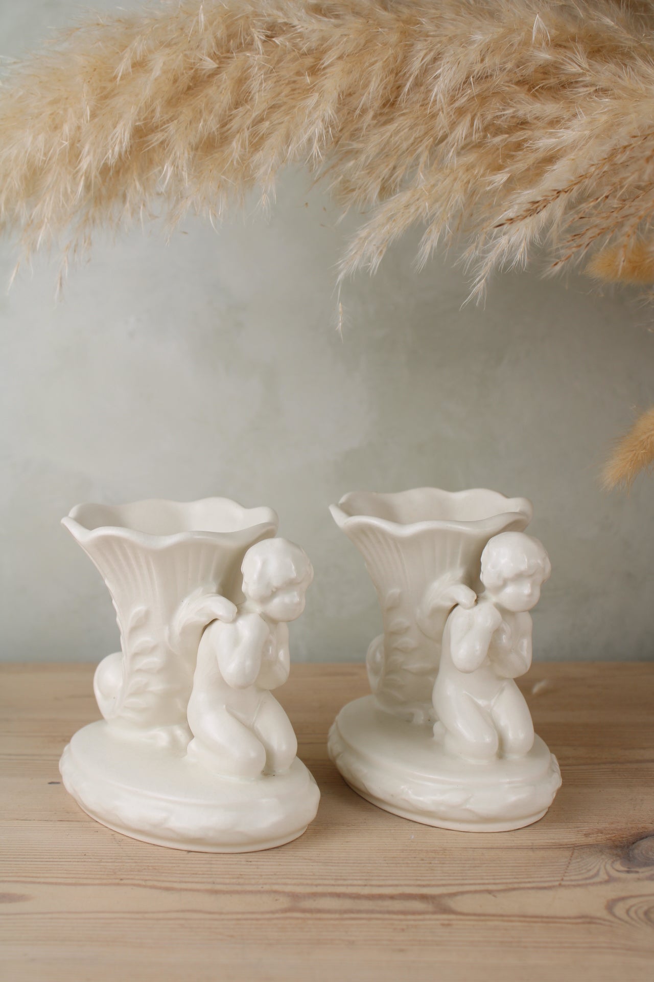 Pair of Sylvac 2683 Cherub Vases