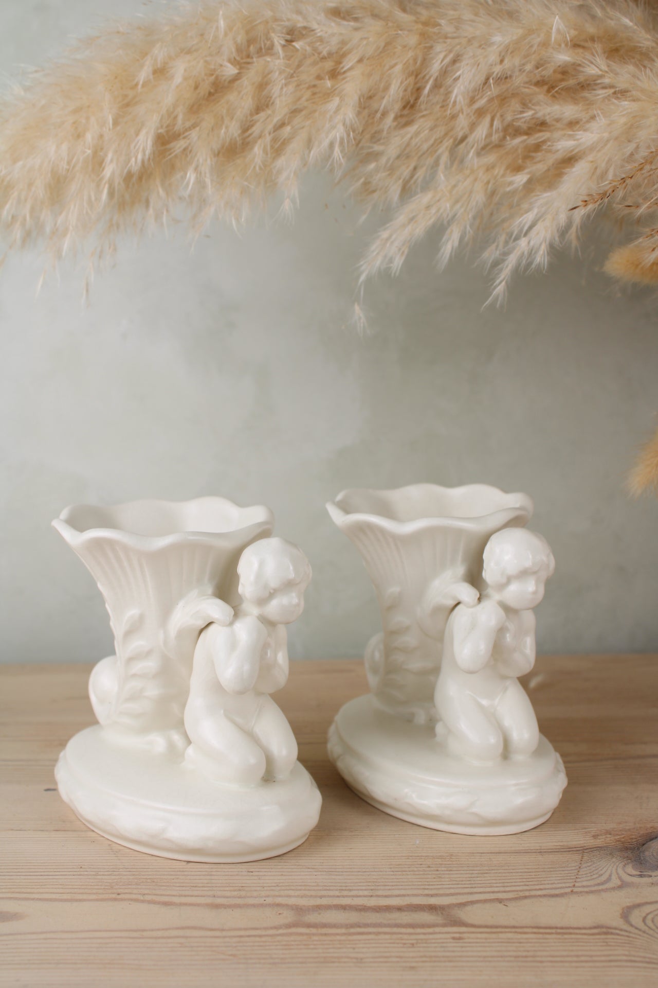 Pair of Sylvac 2683 Cherub Vases