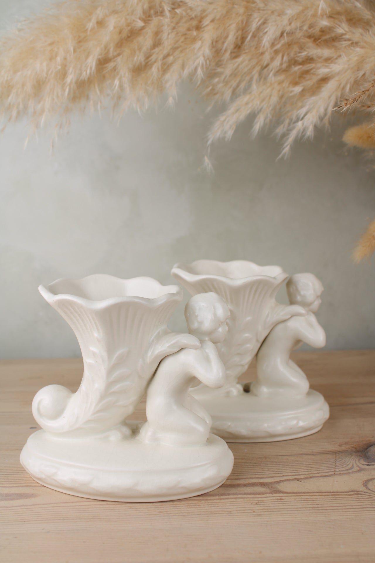 Pair of Sylvac 2683 Cherub Vases