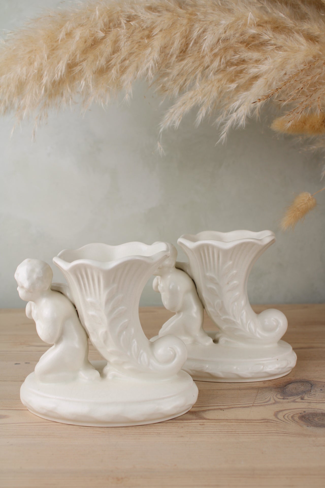 Pair of Sylvac 2683 Cherub Vases