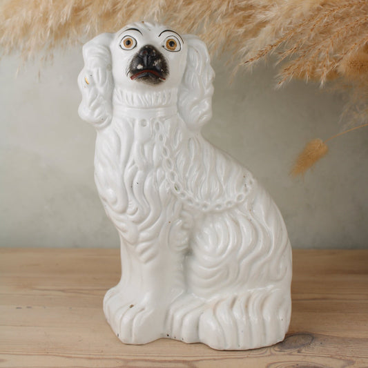 White Staffordshire Dog