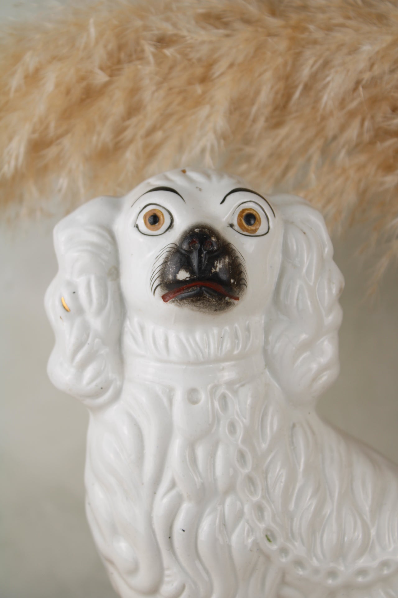 White Staffordshire Dog