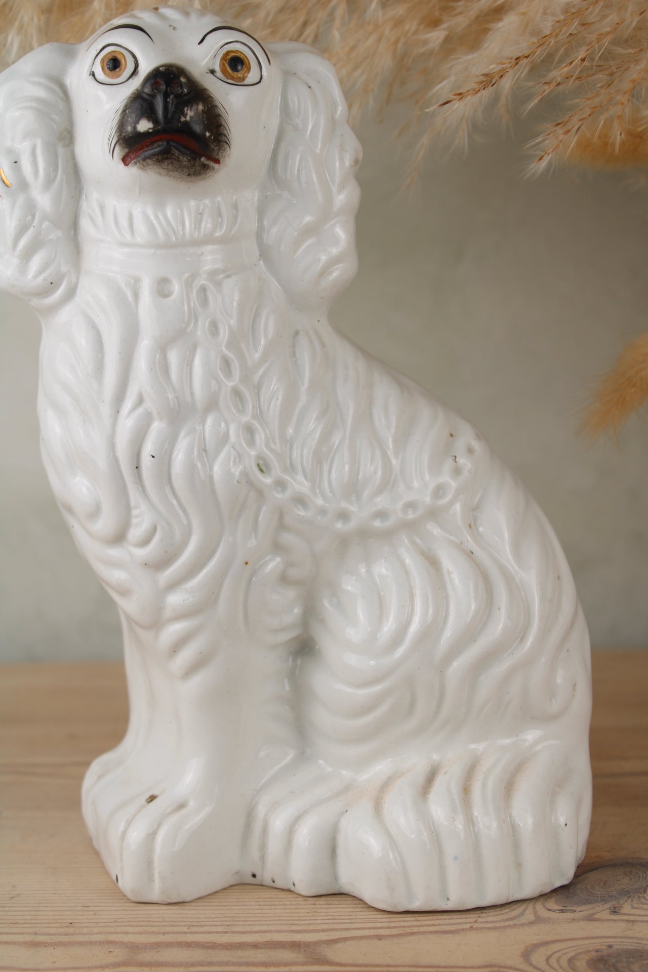 White Staffordshire Dog