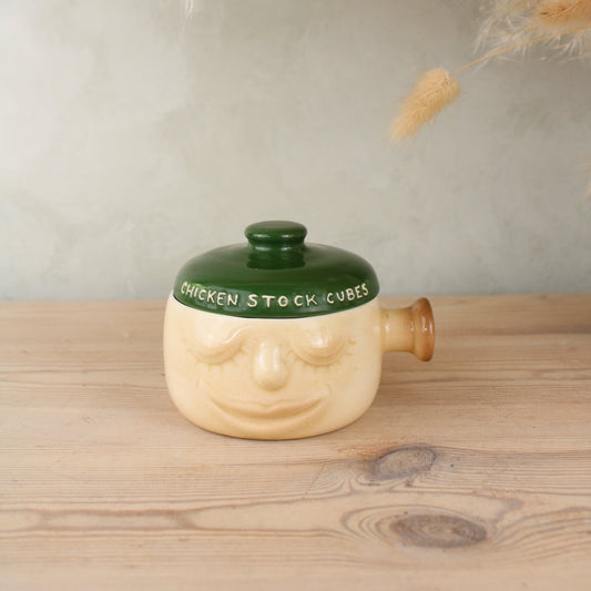 Sylvac 4906 Chicken Stock Cubes Face Pot