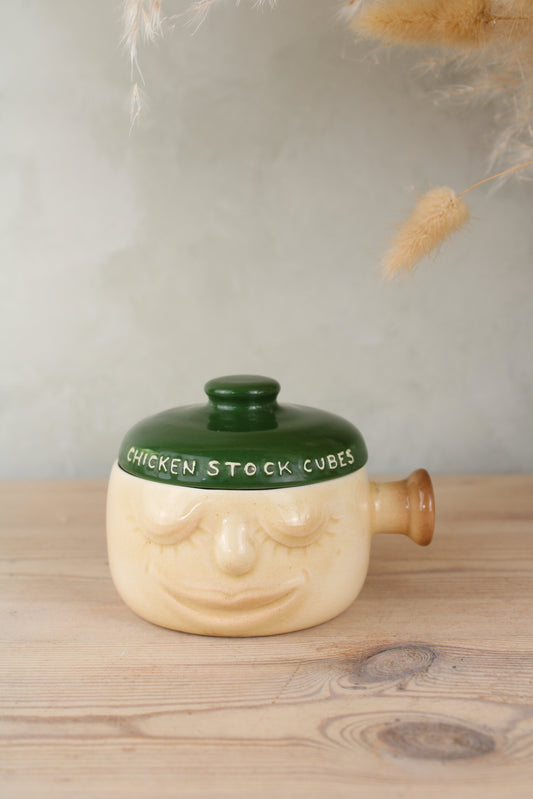 Sylvac 4906 Chicken Stock Cubes Face Pot