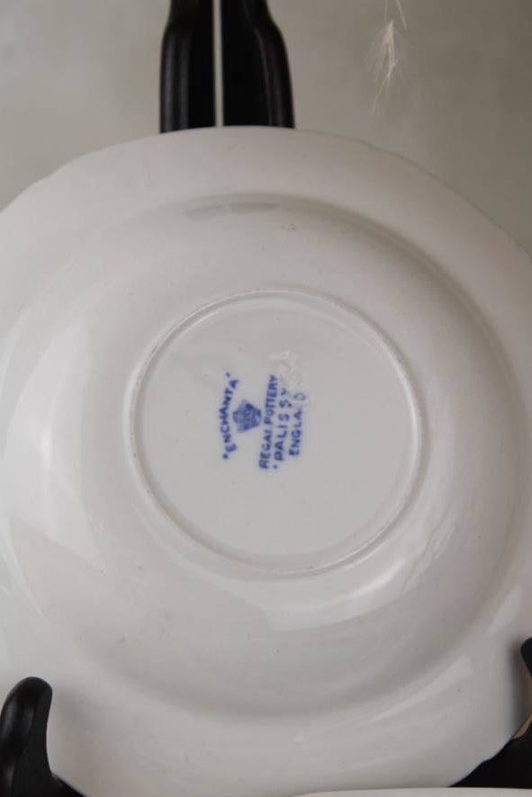 Set of 4 Regal Pottery Palissy ‘Enchanta’ Dessert Bowls