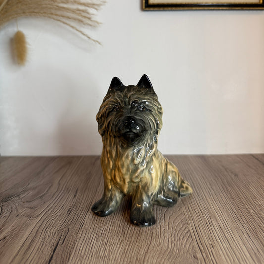 Sylvac 3447 Vintage Black Terrier Dog Figurine