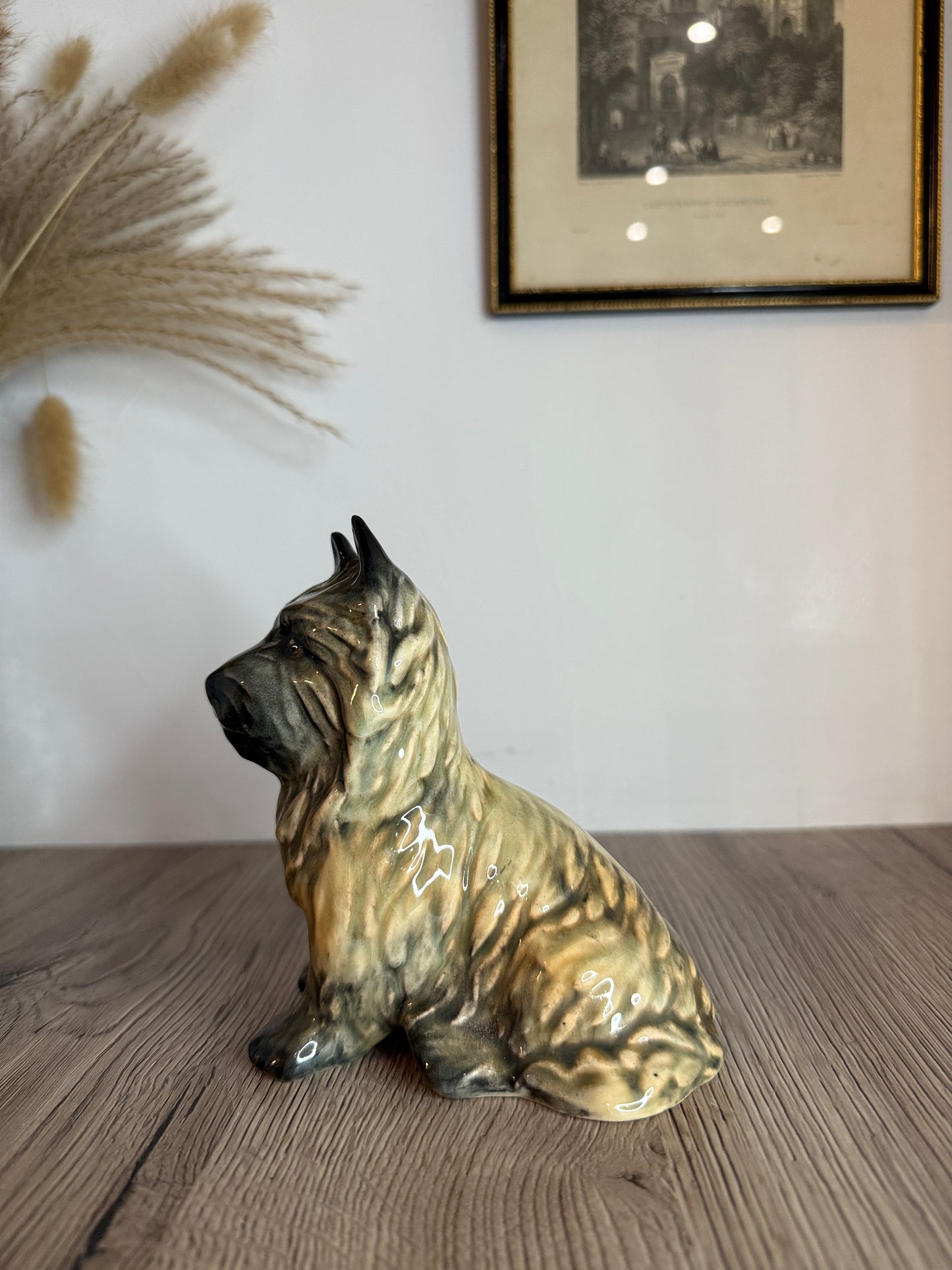 Sylvac 3447 Vintage Black Terrier Dog Figurine