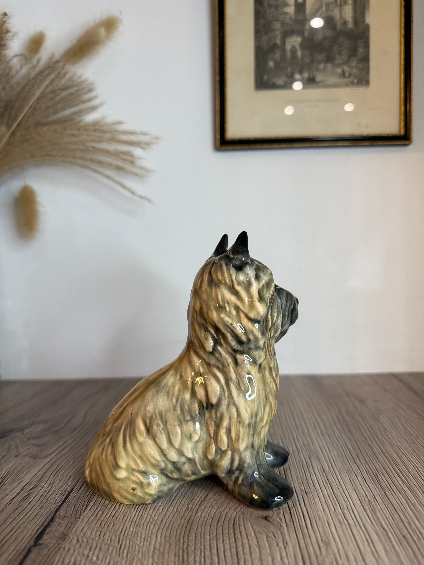 Sylvac 3447 Vintage Black Terrier Dog Figurine