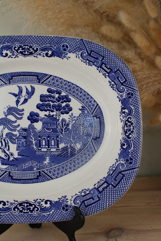 Large Old Willow Platter