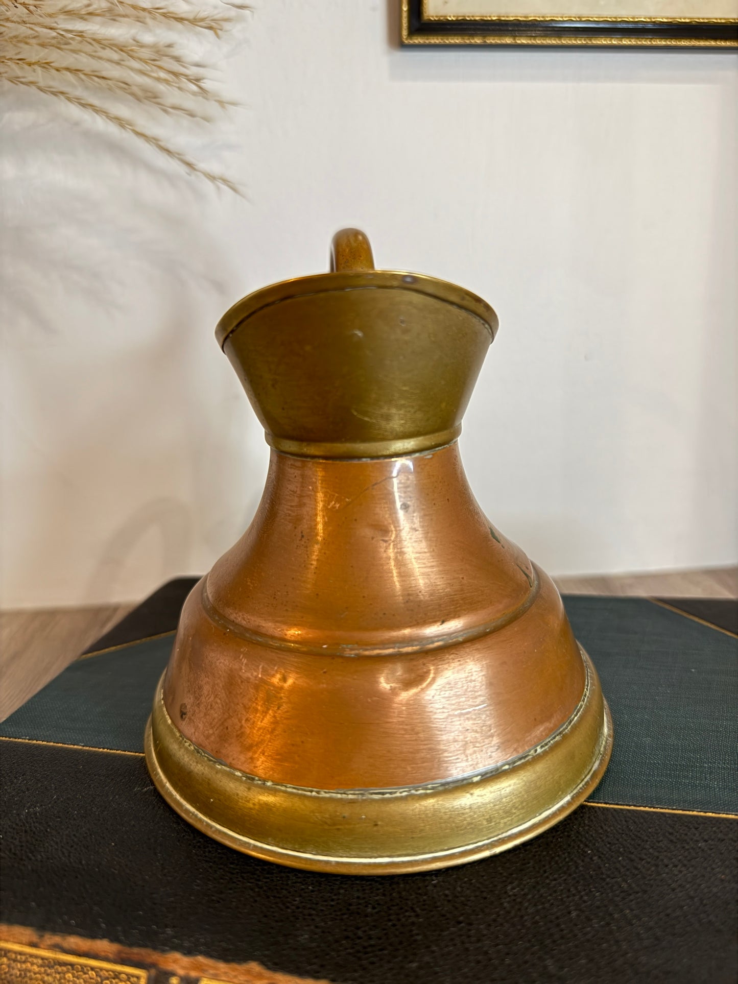 Copper and Brass Vintage Jug